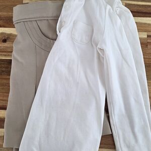 Nautica Kids' Tan and White Bottoms